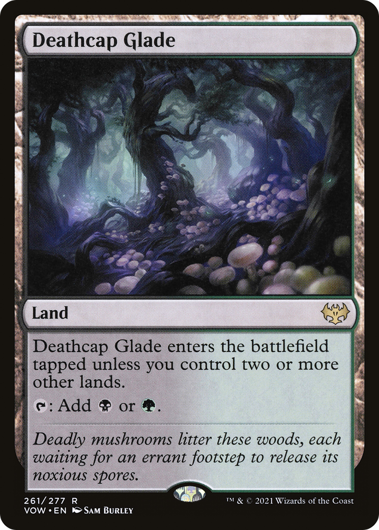 Deathcap Glade (VOW-261) - Innistrad: Crimson Vow Foil - Premium MTG Single from Wizards of the Coast - Just $1.37! Shop now at Game Crave Tournament Store
