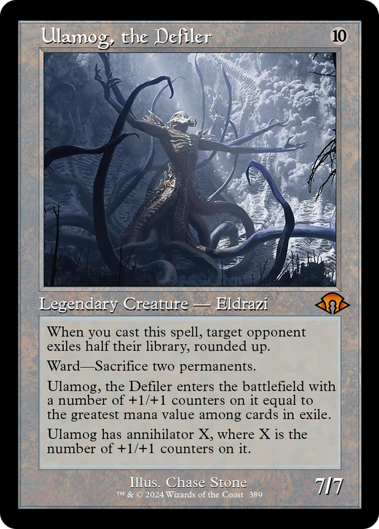 Ulamog, the Defiler (MH3-389) - Modern Horizons 3 - Premium MTG Single from Wizards of the Coast - Just $19.98! Shop now at Game Crave Tournament Store