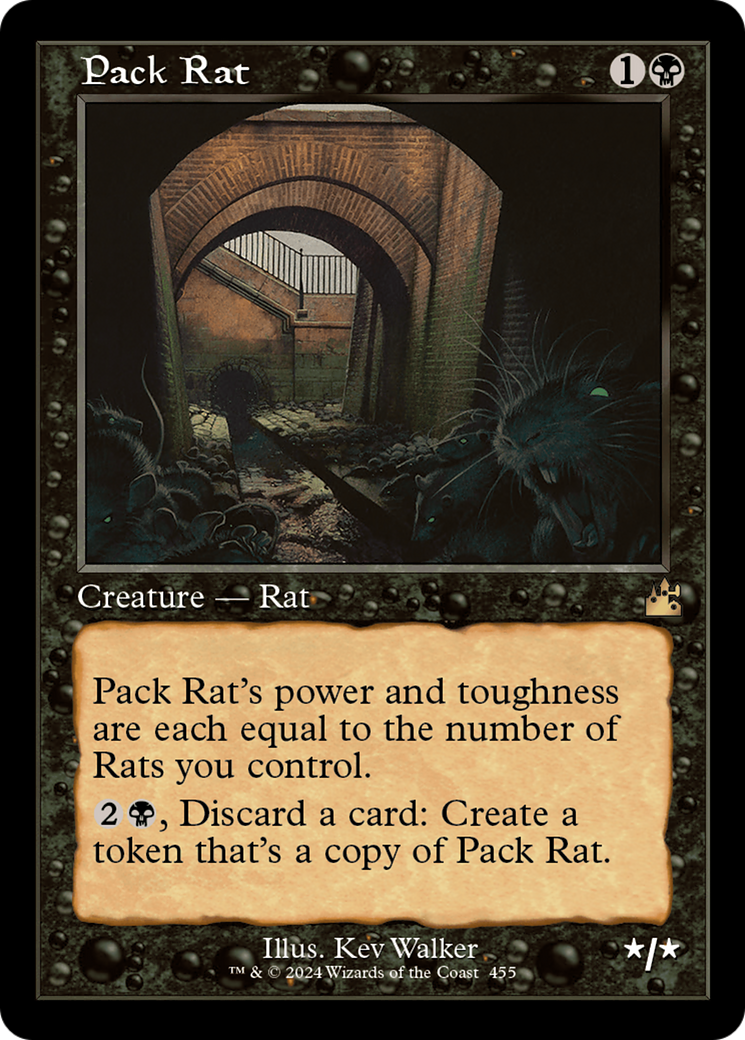 Pack Rat (RVR-455) - Ravnica Remastered - Premium MTG Single from Wizards of the Coast - Just $1.37! Shop now at Game Crave Tournament Store