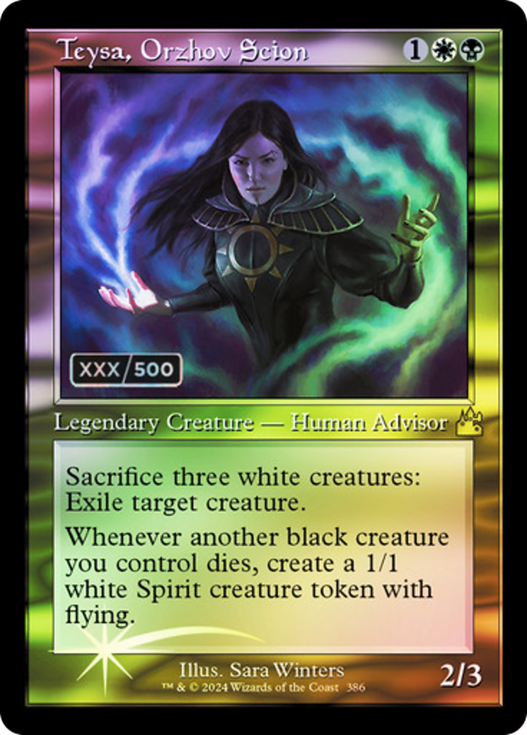 Teysa, Orzhov Scion (RVR-386Z) - Ravnica Remastered Foil - Premium MTG Single from Wizards of the Coast - Just $85.89! Shop now at Game Crave Tournament Store