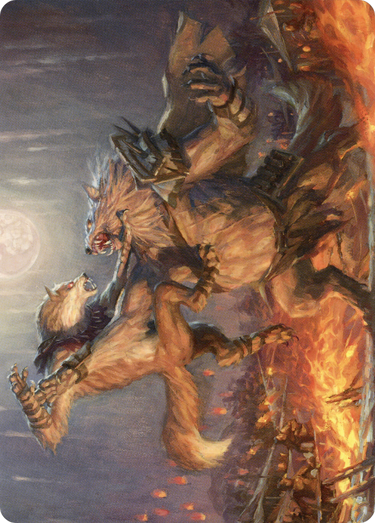 Duel for Dominance // Duel for Dominance (AMID-051) - Midnight Hunt Art Series (Borderless) - Premium MTG Single from Wizards of the Coast - Just $0! Shop now at Game Crave Tournament Store
