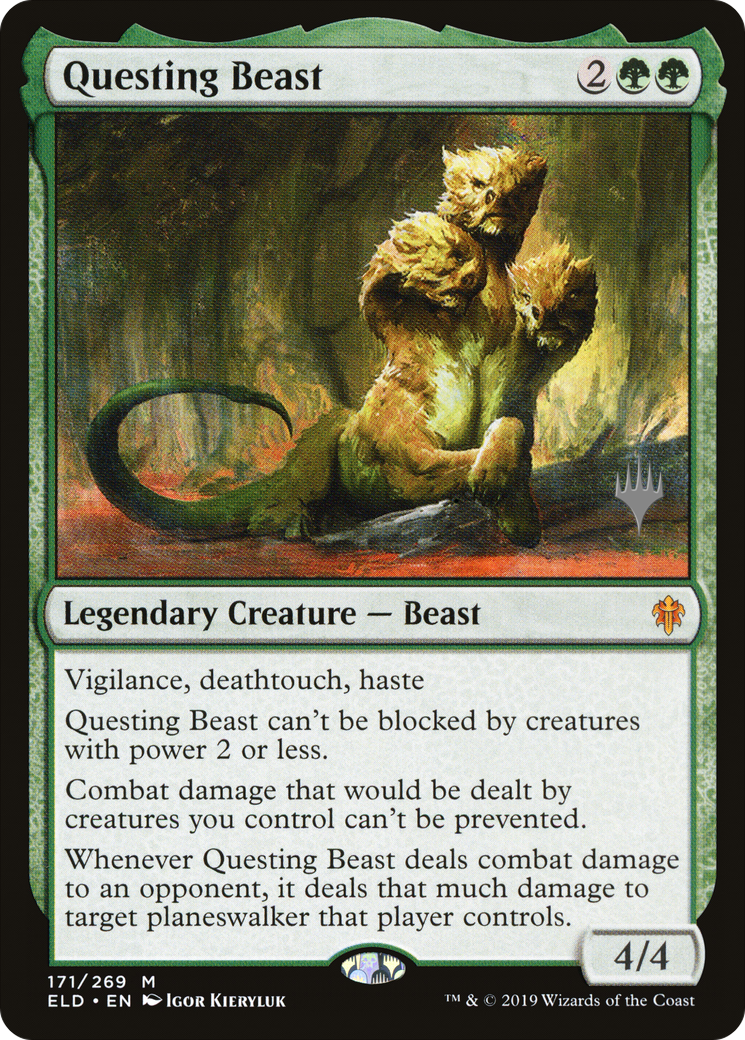 Questing Beast (PELD-171P) - Throne of Eldraine Promos