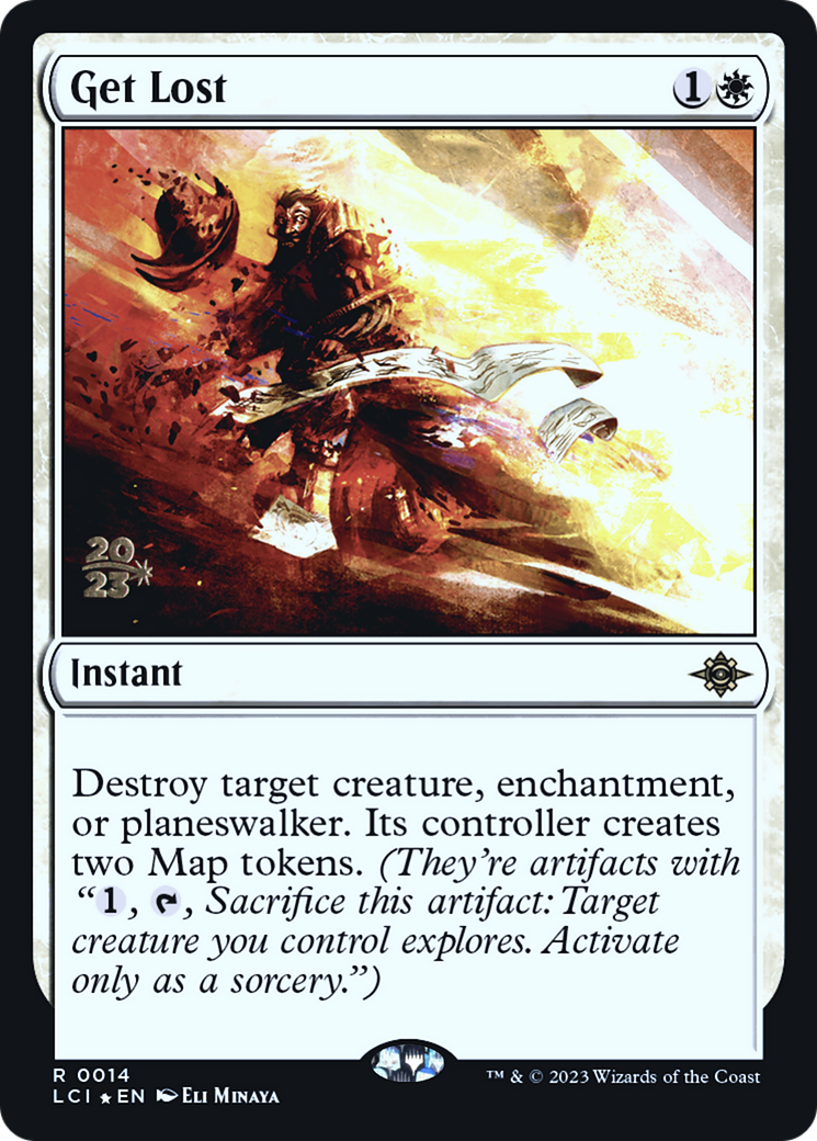 Get Lost (PLCI-14S) - The Lost Caverns of Ixalan Promos Foil - Premium MTG Single from Wizards of the Coast - Just $5.51! Shop now at Game Crave Tournament Store