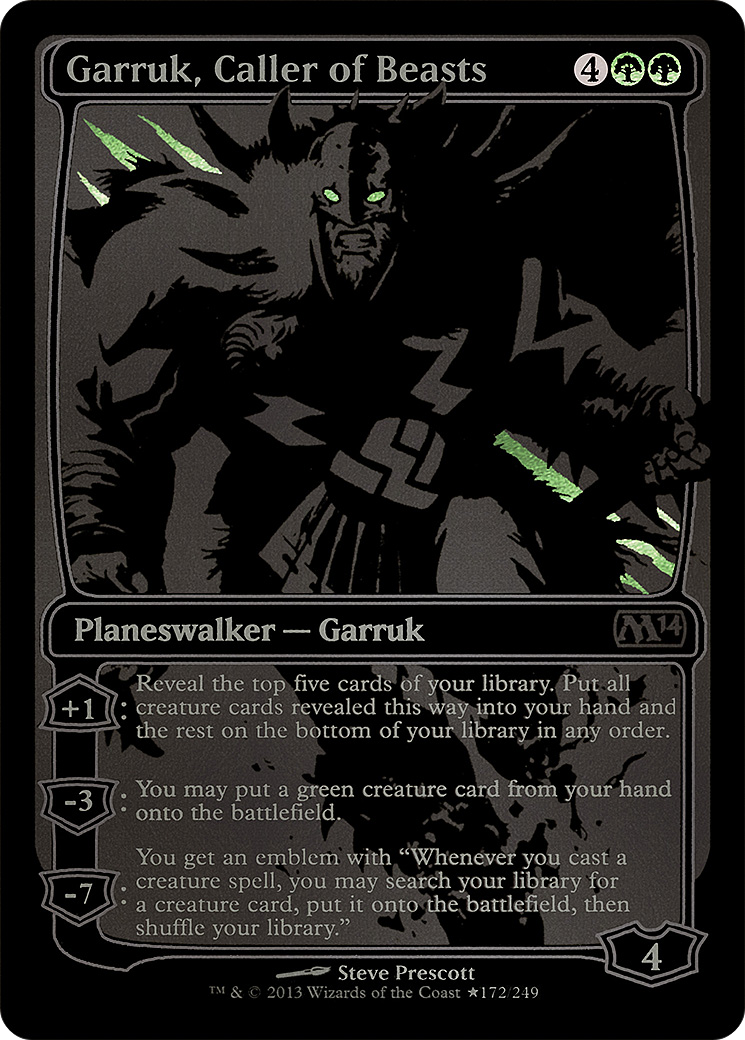 Garruk, Caller of Beasts (PSDC-172★) - San Diego Comic-Con 2013 Foil