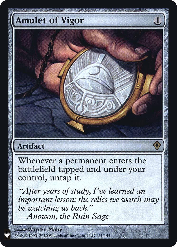 Amulet of Vigor (FMB1-098) - Mystery Booster Retail Edition Foils Foil