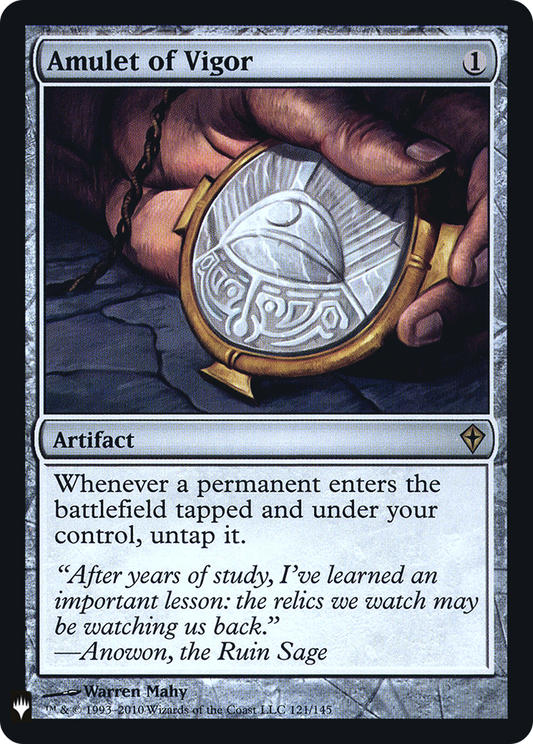 Amulet of Vigor (FMB1-098) - Mystery Booster Retail Edition Foils Foil
