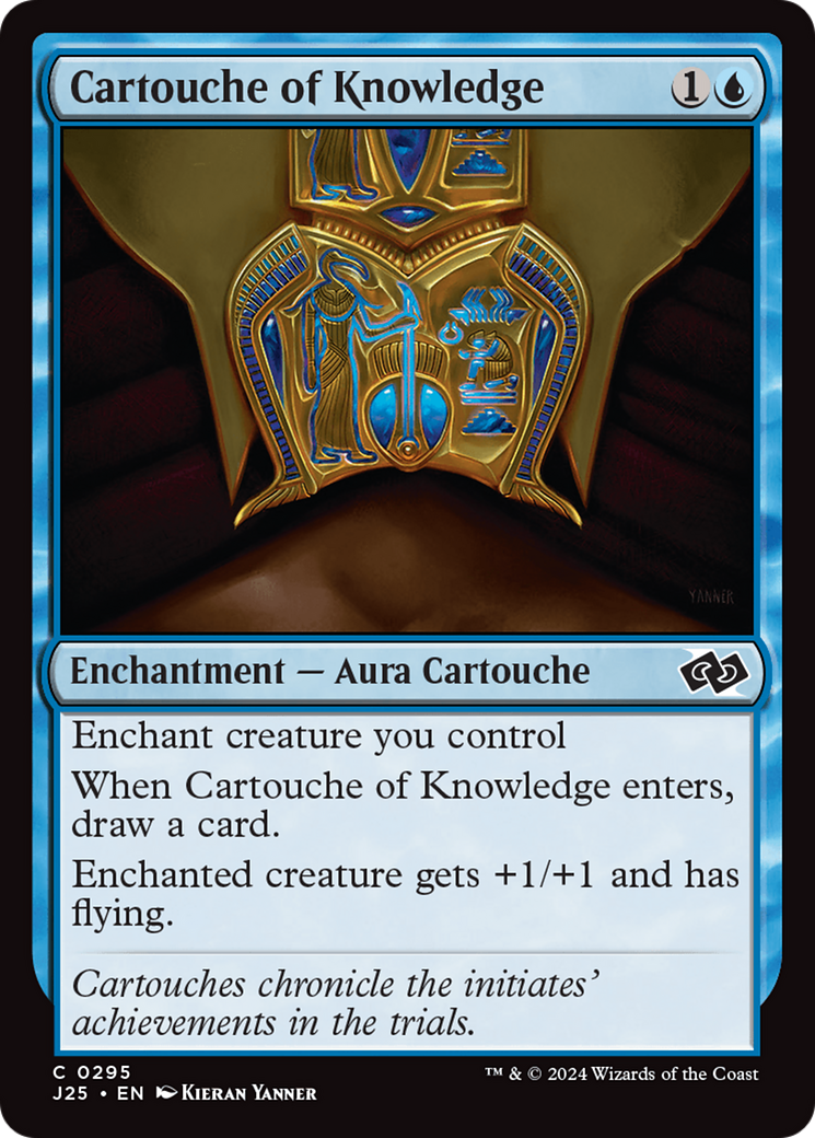 Cartouche of Knowledge (J25-295) - Foundations Jumpstart - Premium MTG Single from Wizards of the Coast - Just $0.25! Shop now at Game Crave Tournament Store
