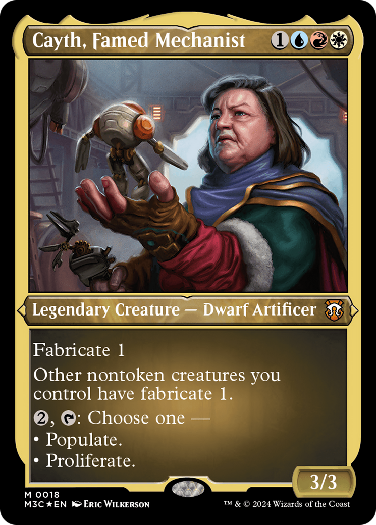 Cayth, Famed Mechanist (M3C-018) - Modern Horizons 3 Commander Etched Foil - Premium MTG Single from Wizards of the Coast - Just $0.80! Shop now at Game Crave Tournament Store