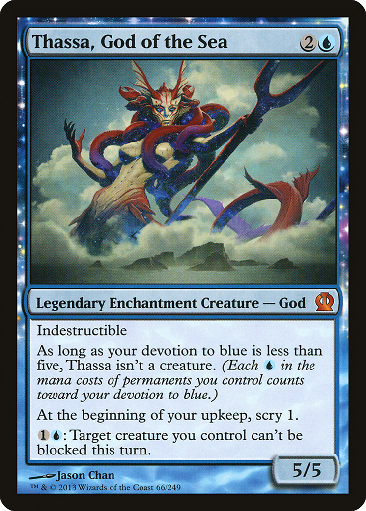 Thassa, God of the Sea (THS-066) - Theros: (nyxtouched)
