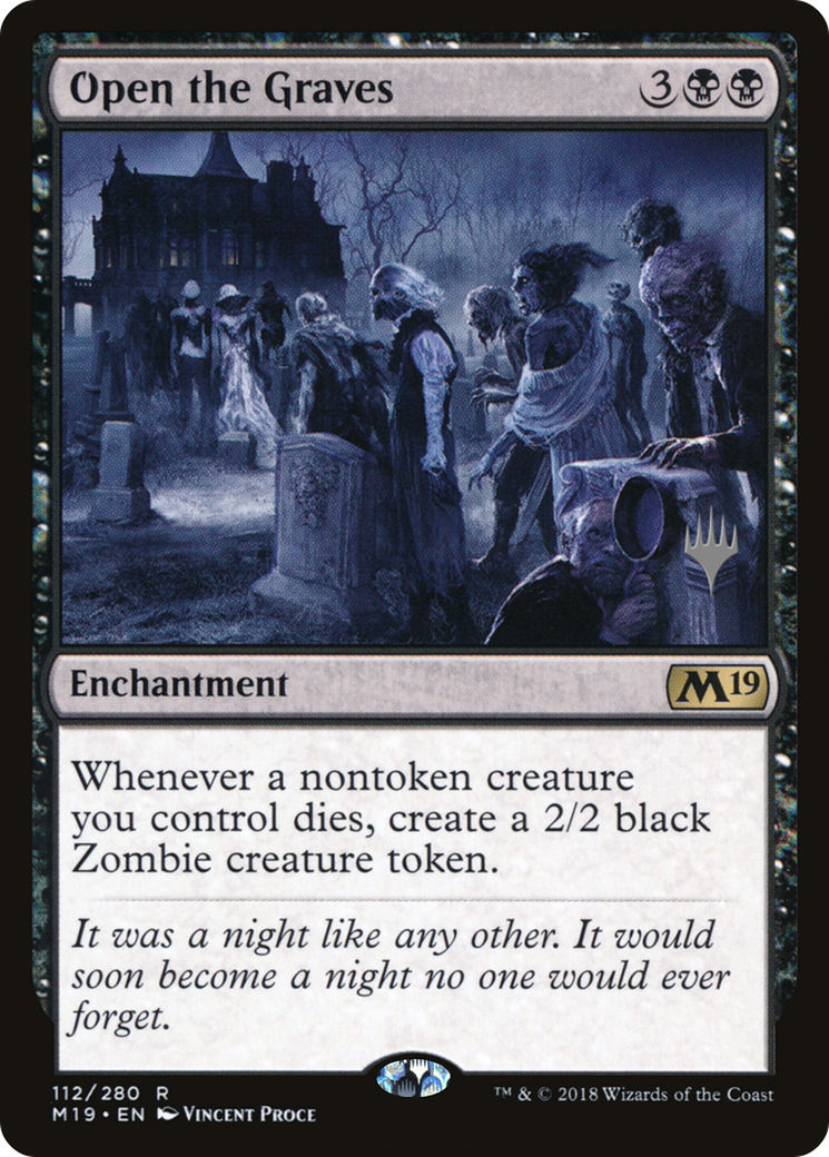Open the Graves (PM19-112P) - Core Set 2019 Promos Foil