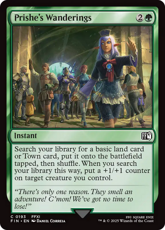 Prishe's Wanderings (FIN-193) - FINAL FANTASY Foil - Premium MTG Single from Wizards of the Coast - Just $0.08! Shop now at Game Crave Tournament Store