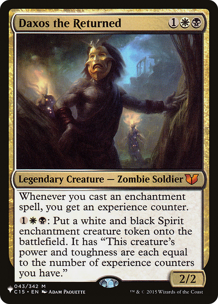 Daxos the Returned (PLIST-487) - The List