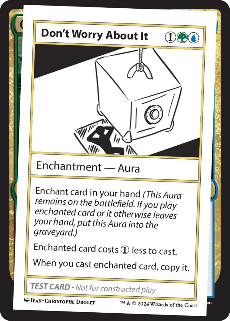 Don't Worry About It (MB2-353) - Mystery Booster 2 - Premium MTG Single from Wizards of the Coast - Just $0.30! Shop now at Game Crave Tournament Store
