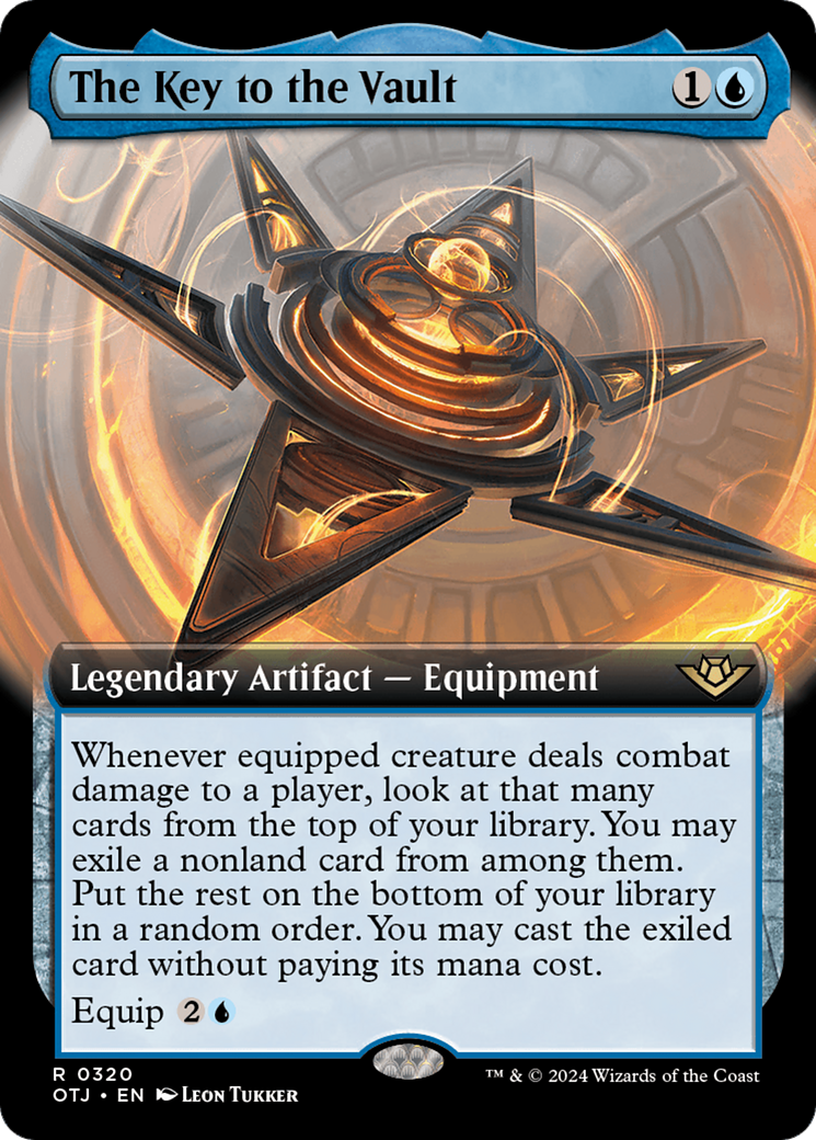 The Key to the Vault (OTJ-320) - Outlaws of Thunder Junction: (Extended Art) - Premium MTG Single from Wizards of the Coast - Just $0.89! Shop now at Game Crave Tournament Store
