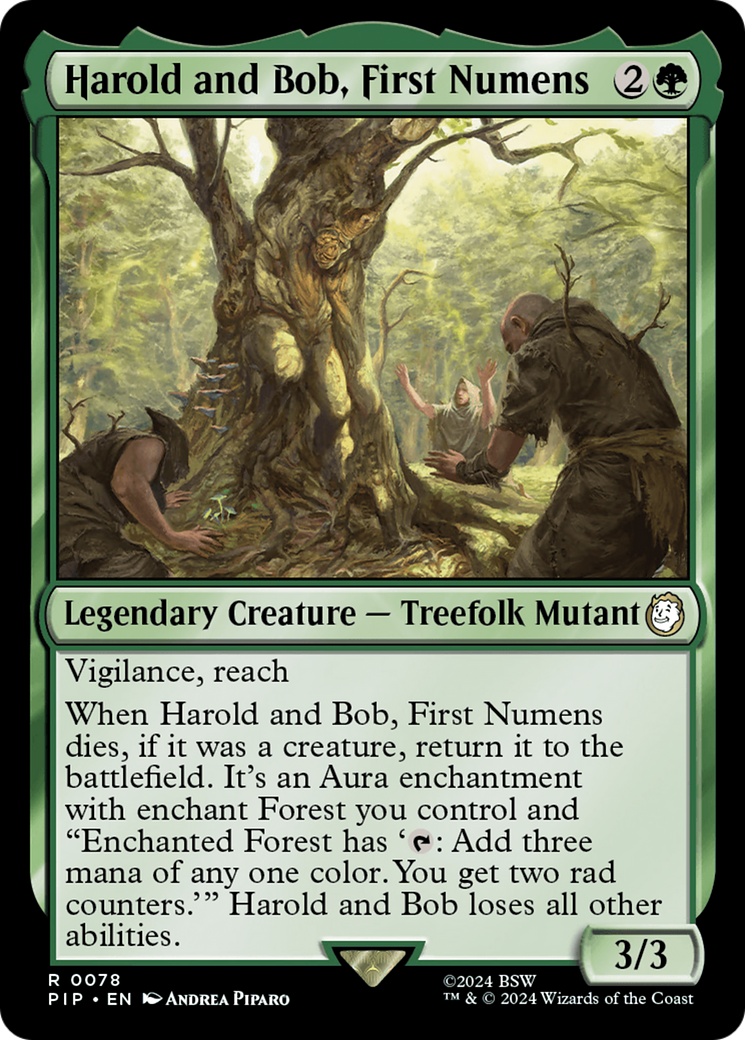 Harold and Bob, First Numens (PIP-078) - Fallout Foil - Premium MTG Single from Wizards of the Coast - Just $0.25! Shop now at Game Crave Tournament Store