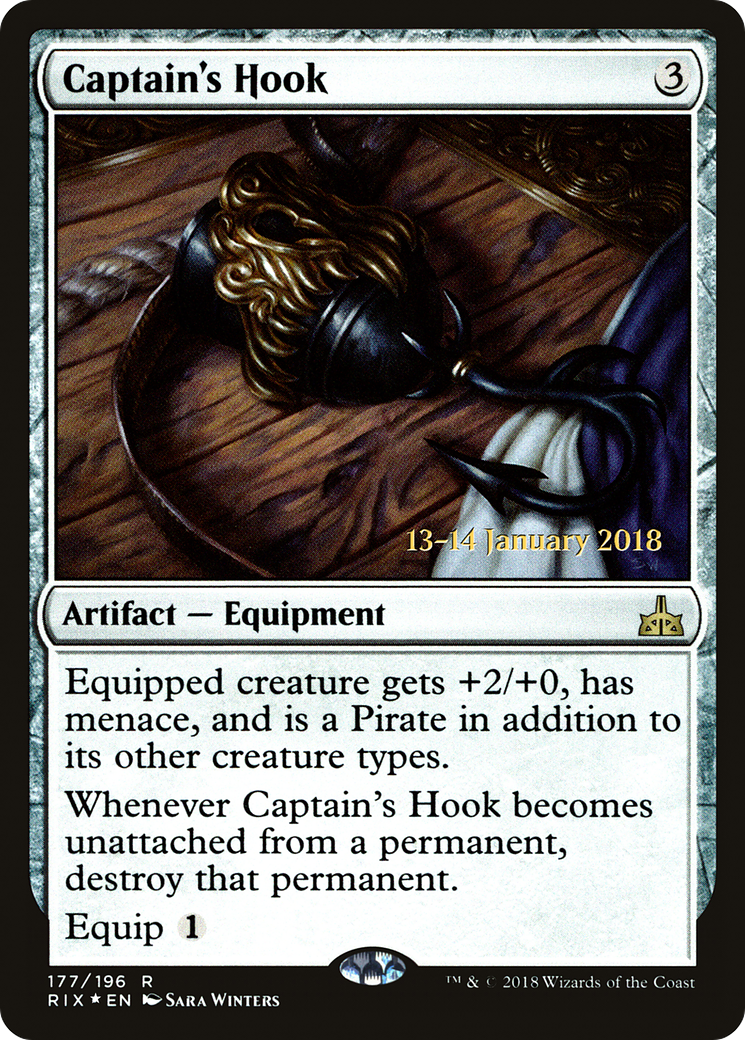Captain's Hook (PRIX-177S) - Rivals of Ixalan Promos Foil