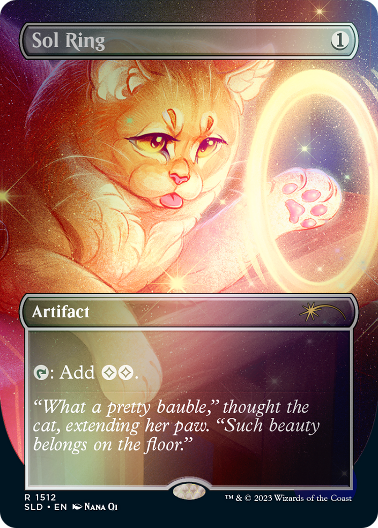 Sol Ring // Sol Ring (SLD-1512) - Secret Lair Drop (Borderless) Foil - Premium MTG Single from Wizards of the Coast - Just $72.18! Shop now at Game Crave Tournament Store
