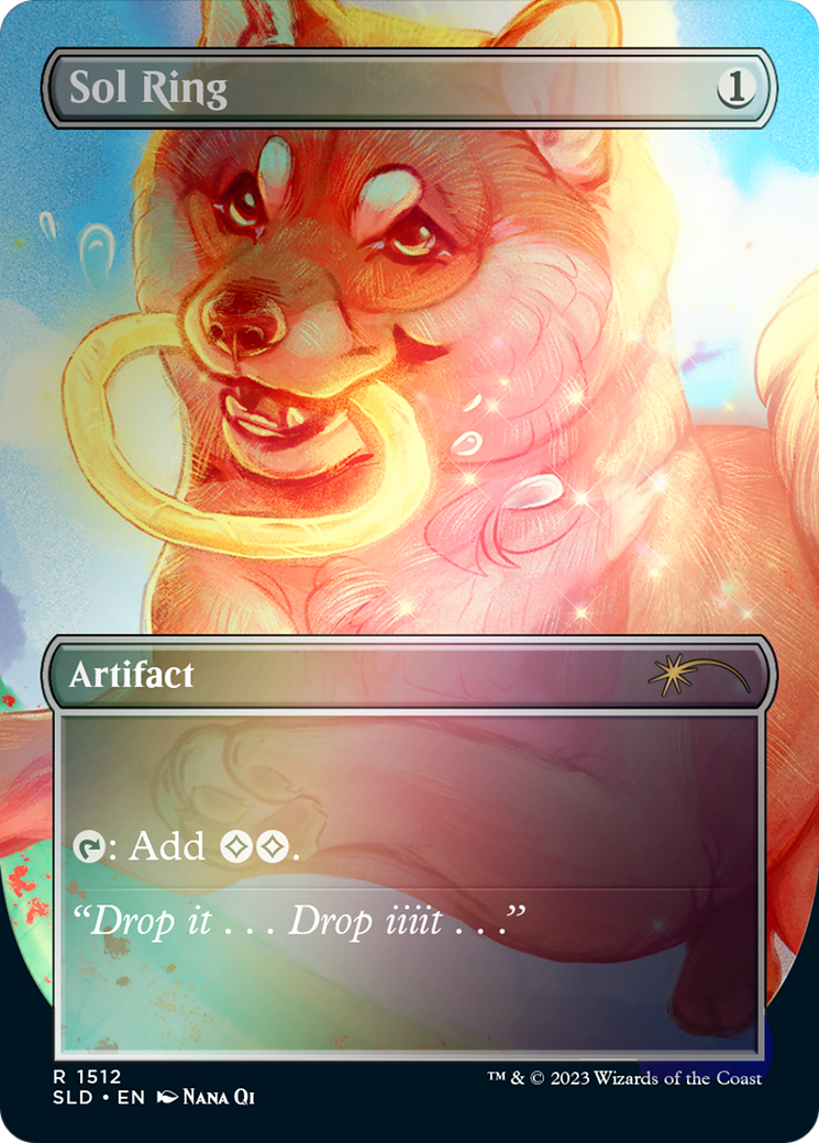 Sol Ring // Sol Ring (SLD-1512) - Secret Lair Drop (Borderless) Foil - Premium MTG Single from Wizards of the Coast - Just $72.18! Shop now at Game Crave Tournament Store