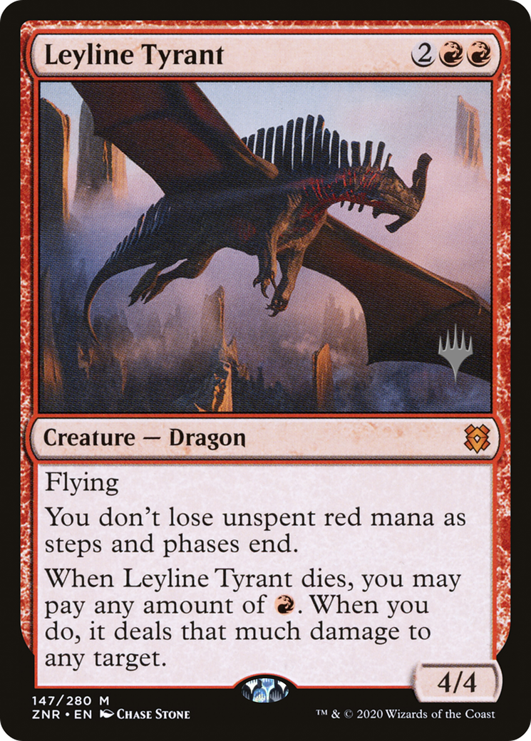Leyline Tyrant (PZNR-147P) - Zendikar Rising Promos Foil