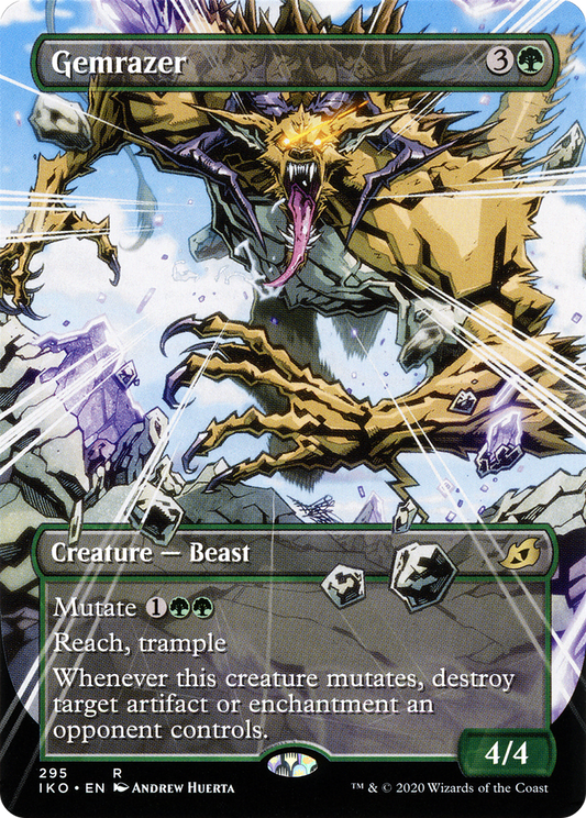 Gemrazer (IKO-295) - Ikoria: Lair of Behemoths: (Showcase) (Borderless)