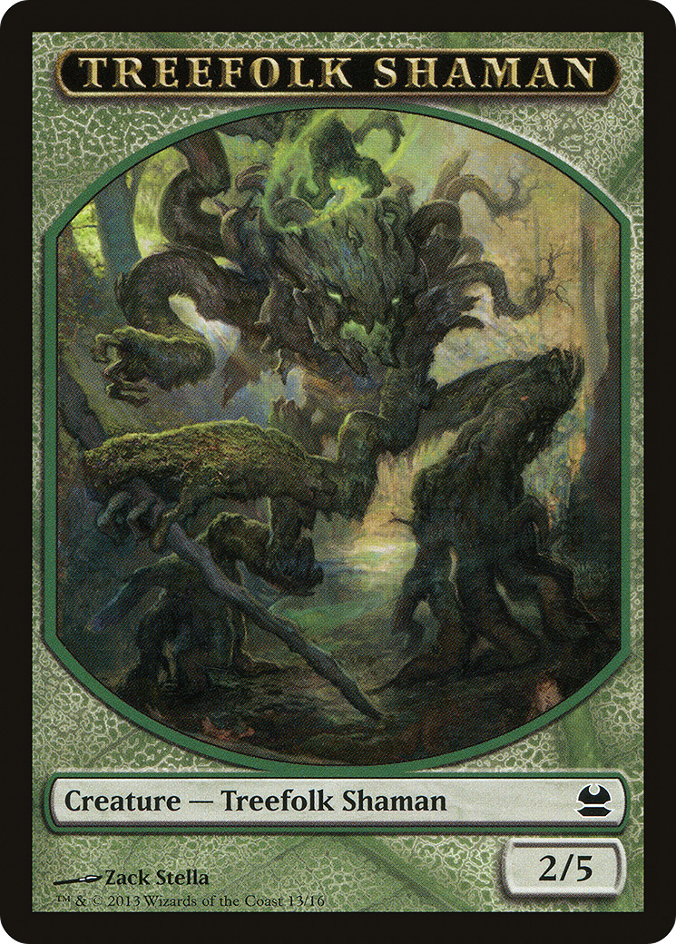 Treefolk Shaman (TMMA-013) - Modern Masters Tokens