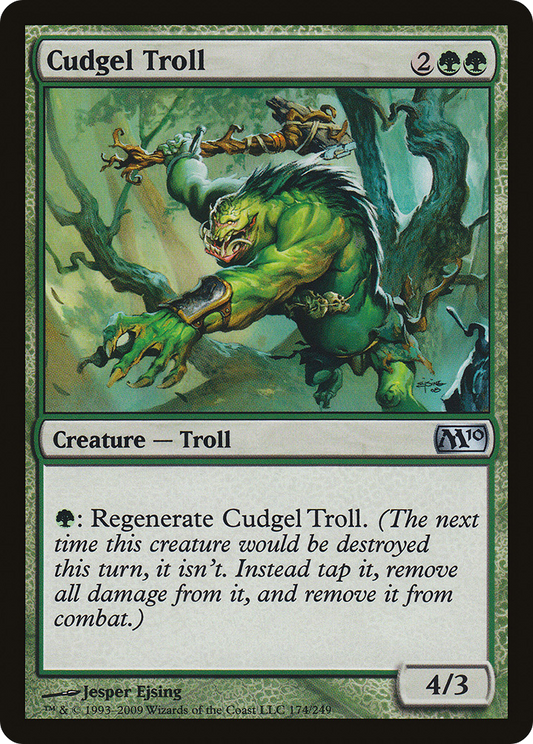 Cudgel Troll (M10-174) - Magic 2010 Foil