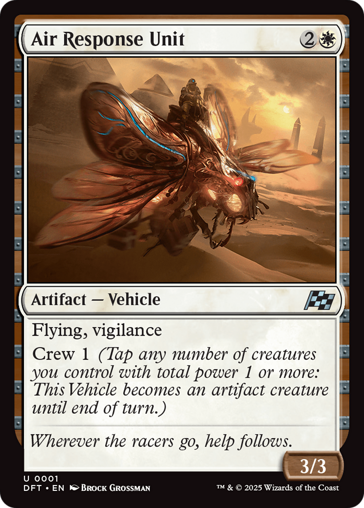 Air Response Unit (DFT-001) - Aetherdrift Foil - Premium MTG Single from Wizards of the Coast - Just $0.08! Shop now at Game Crave Tournament Store
