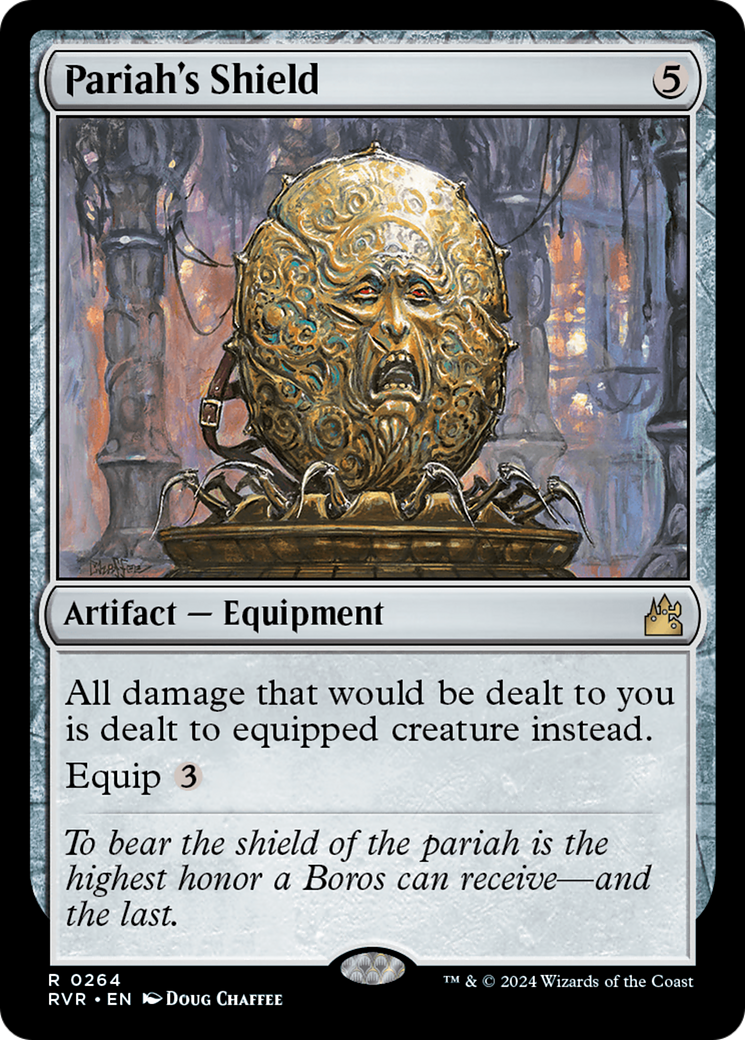 Pariah's Shield (RVR-264) - Ravnica Remastered Foil - Premium MTG Single from Wizards of the Coast - Just $0.77! Shop now at Game Crave Tournament Store