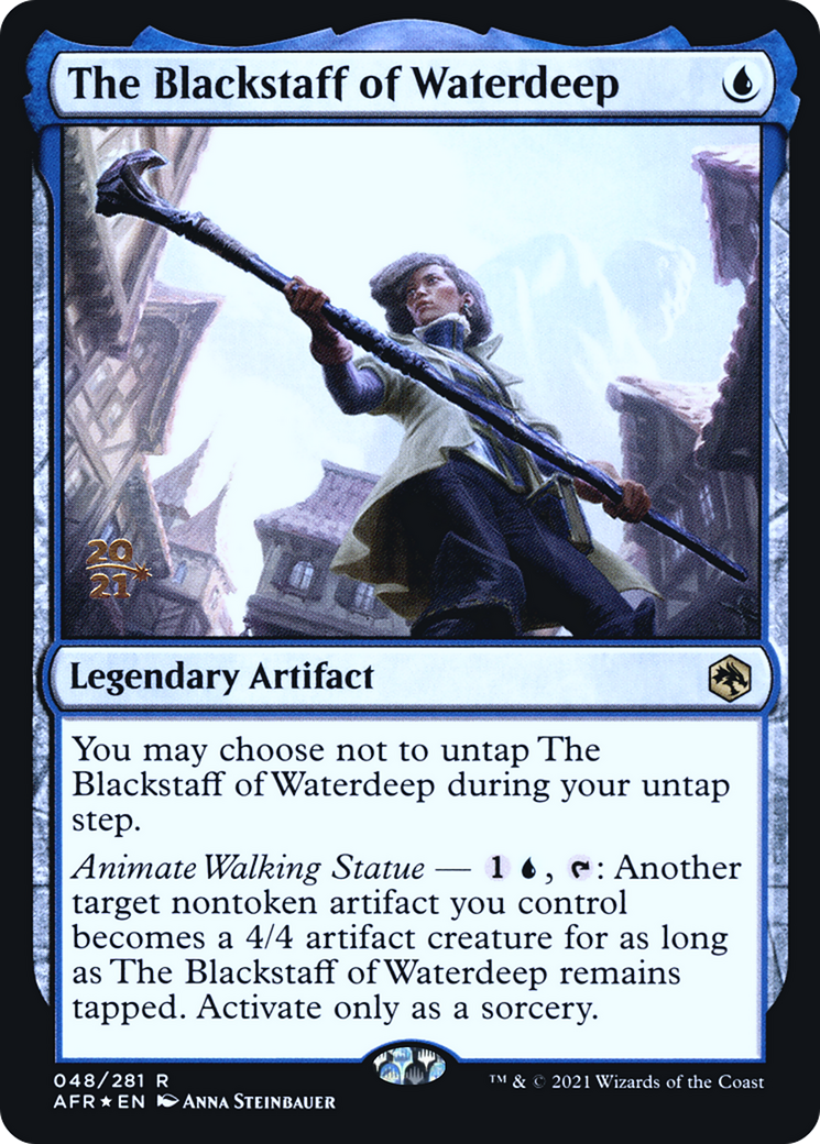 The Blackstaff of Waterdeep (PAFR-48S) - Adventures in the Forgotten Realms Promos Foil