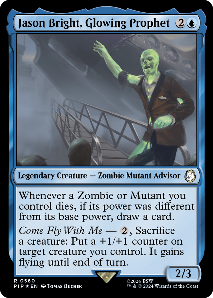 Jason Bright, Glowing Prophet (PIP-560) - Fallout Foil - Premium MTG Single from Wizards of the Coast - Just $1.44! Shop now at Game Crave Tournament Store