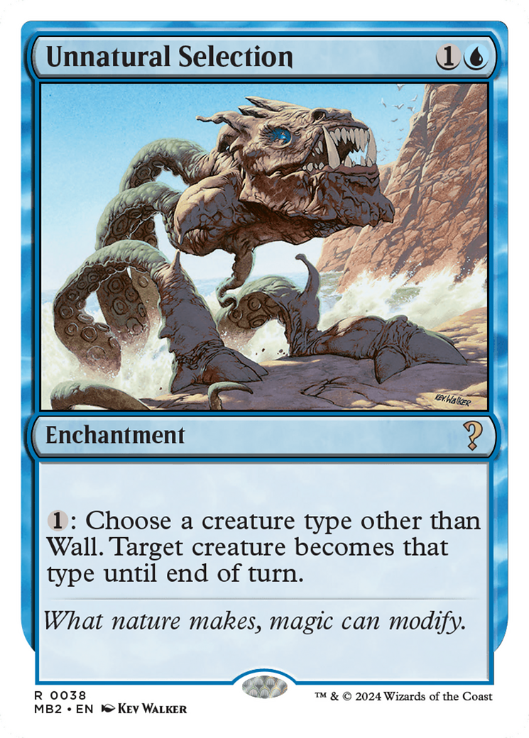 Unnatural Selection (MB2-038) - Mystery Booster 2 - Premium MTG Single from Wizards of the Coast - Just $0.25! Shop now at Game Crave Tournament Store