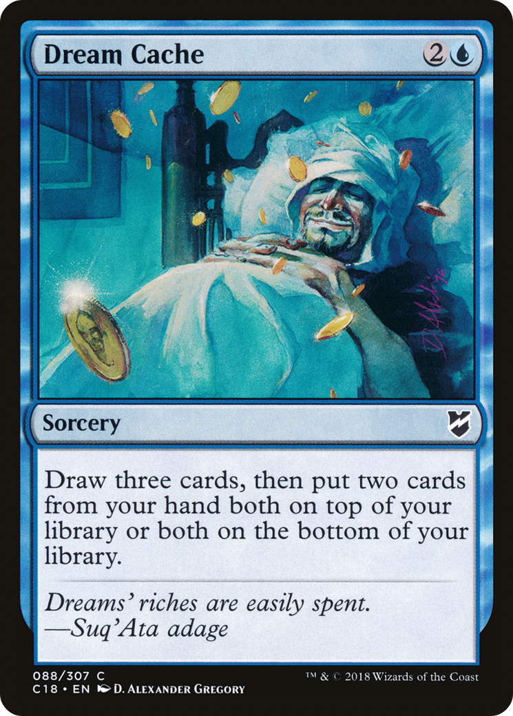 Dream Cache (C18-088) - Commander 2018 - Premium MTG Single from Wizards of the Coast - Just $0.25! Shop now at Game Crave Tournament Store