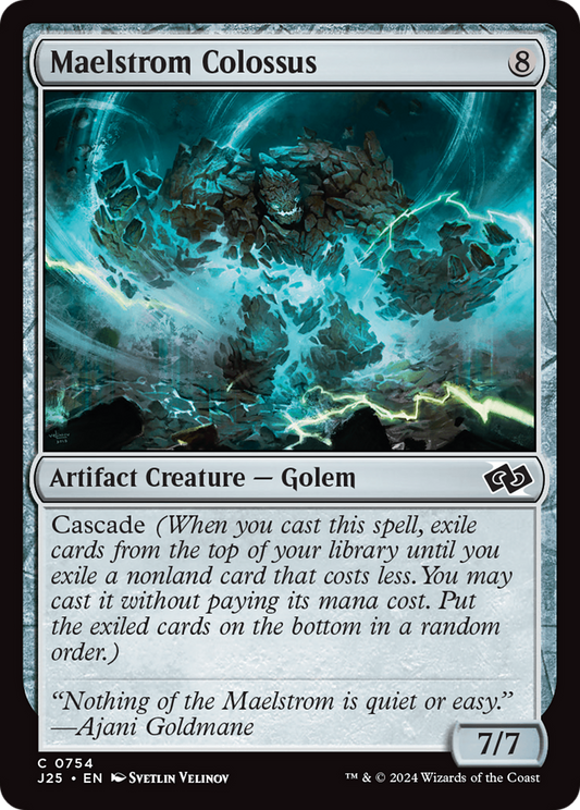 Maelstrom Colossus (-754) - Foundations Jumpstart - Premium MTG Single from Wizards of the Coast - Just $0.25! Shop now at Game Crave Tournament Store