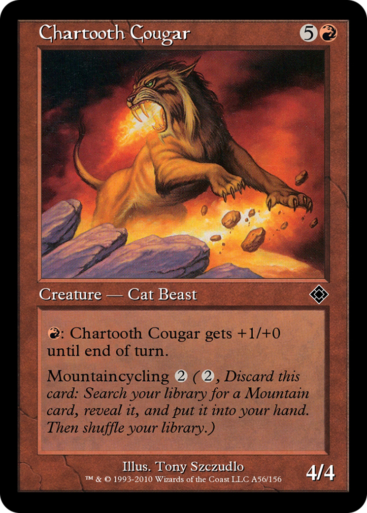 Chartooth Cougar (TD0-A56) - Magic Online Theme Decks