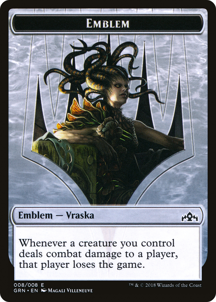 Vraska, Golgari Queen Emblem (TGRN-008) - Guilds of Ravnica Tokens