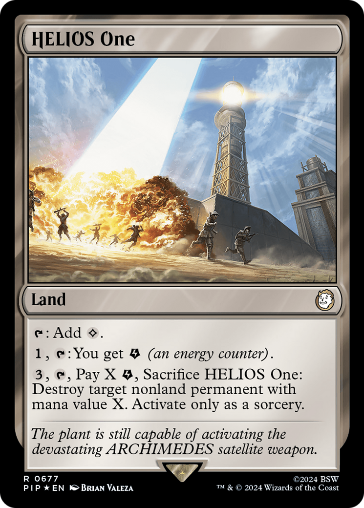 HELIOS One (PIP-677) - Fallout Foil - Premium MTG Single from Wizards of the Coast - Just $3.80! Shop now at Game Crave Tournament Store
