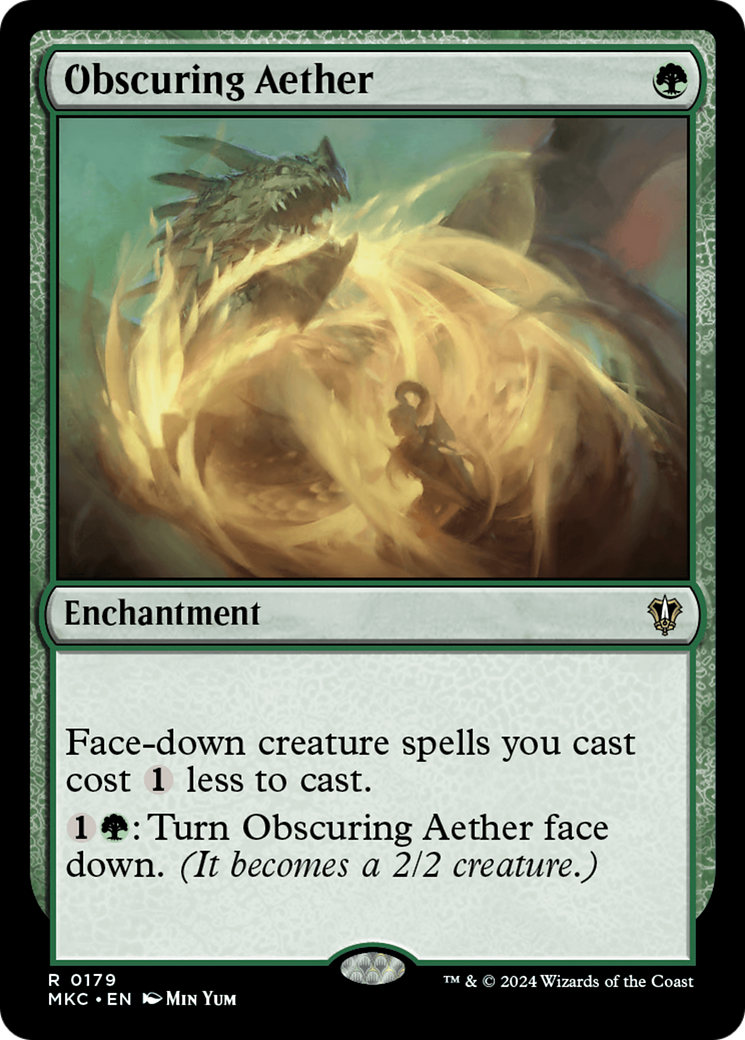 Obscuring Aether (MKC-179) - Murders at Karlov Manor Commander - Premium MTG Single from Wizards of the Coast - Just $0.23! Shop now at Game Crave Tournament Store