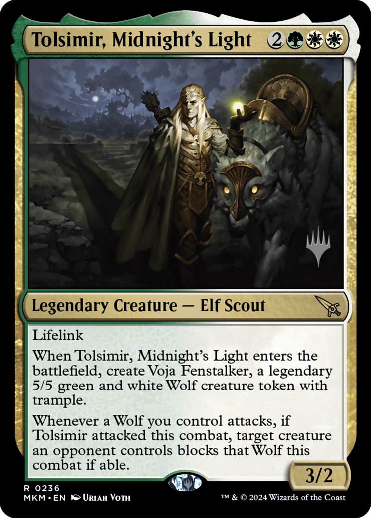 Tolsimir, Midnight's Light (PMKM-236P) - Murders at Karlov Manor Promos Foil - Premium MTG Single from Wizards of the Coast - Just $0.83! Shop now at Game Crave Tournament Store