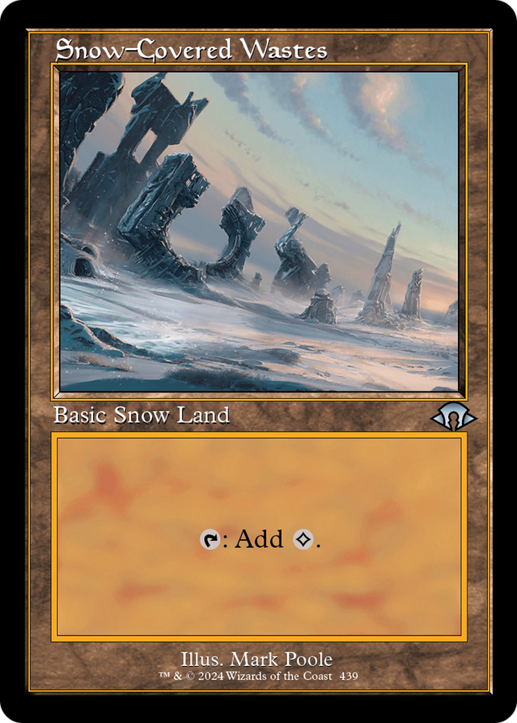 Snow-Covered Wastes (MH3-439) - Modern Horizons 3 Foil - Premium MTG Single from Wizards of the Coast - Just $0.50! Shop now at Game Crave Tournament Store