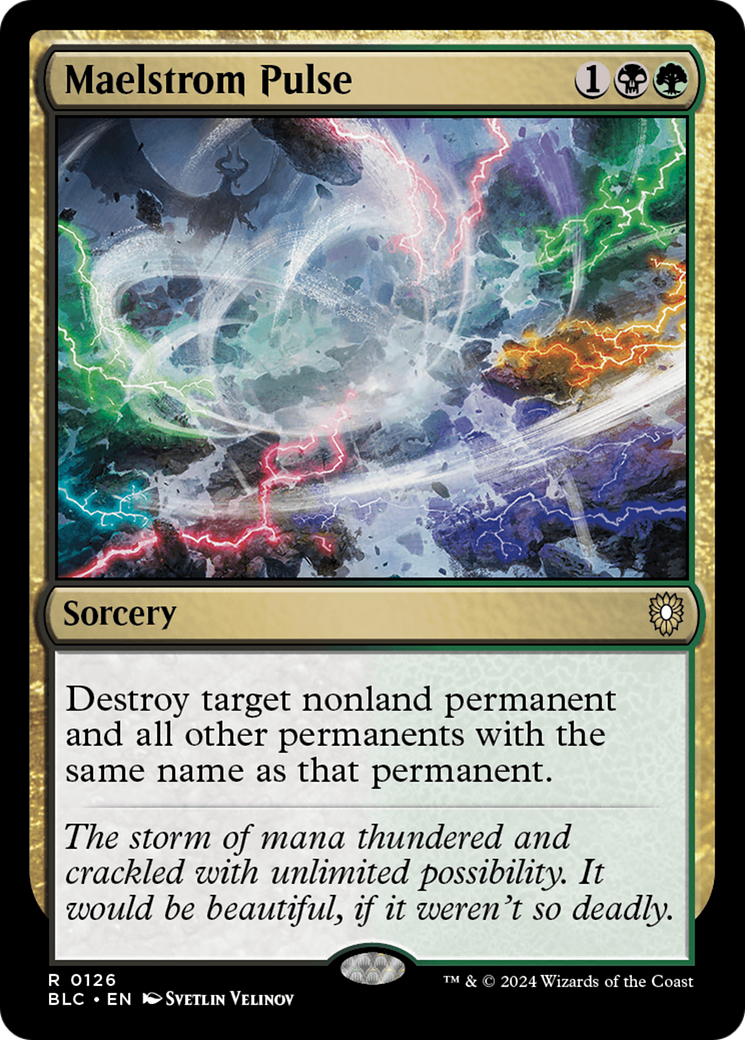 Maelstrom Pulse (BLC-126) - Bloomburrow Commander - Premium MTG Single from Wizards of the Coast - Just $0.25! Shop now at Game Crave Tournament Store