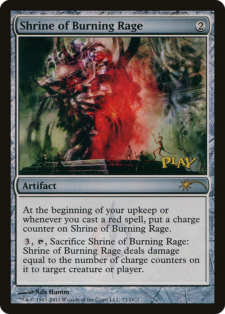 Shrine of Burning Rage (PDCI-073) - DCI Promos Foil