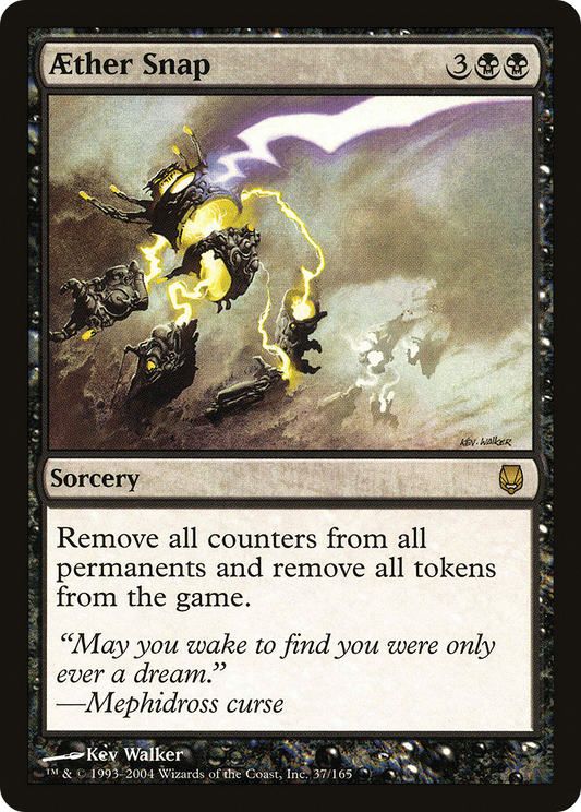 Aether Snap (DST-037) - Darksteel Foil