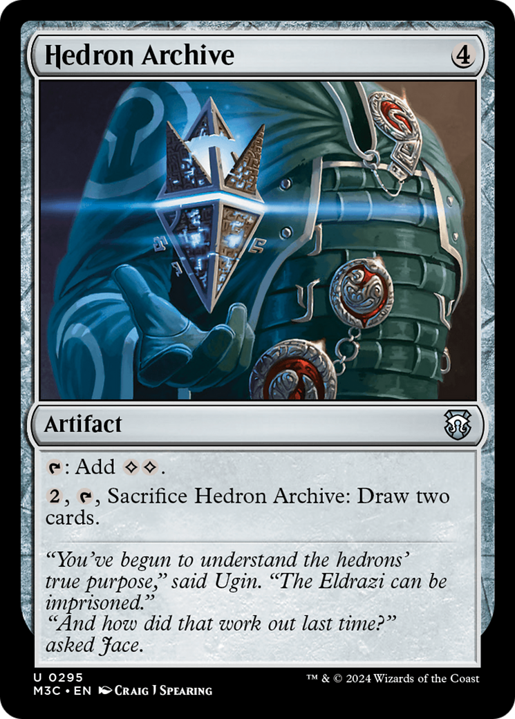 Hedron Archive (M3C-295) - Modern Horizons 3 Commander - Premium MTG Single from Wizards of the Coast - Just $0.25! Shop now at Game Crave Tournament Store