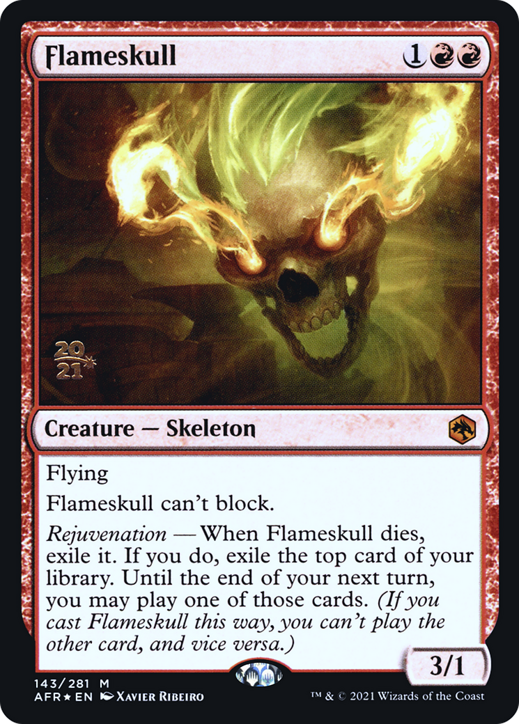 Flameskull (PAFR-143S) - Adventures in the Forgotten Realms Promos Foil