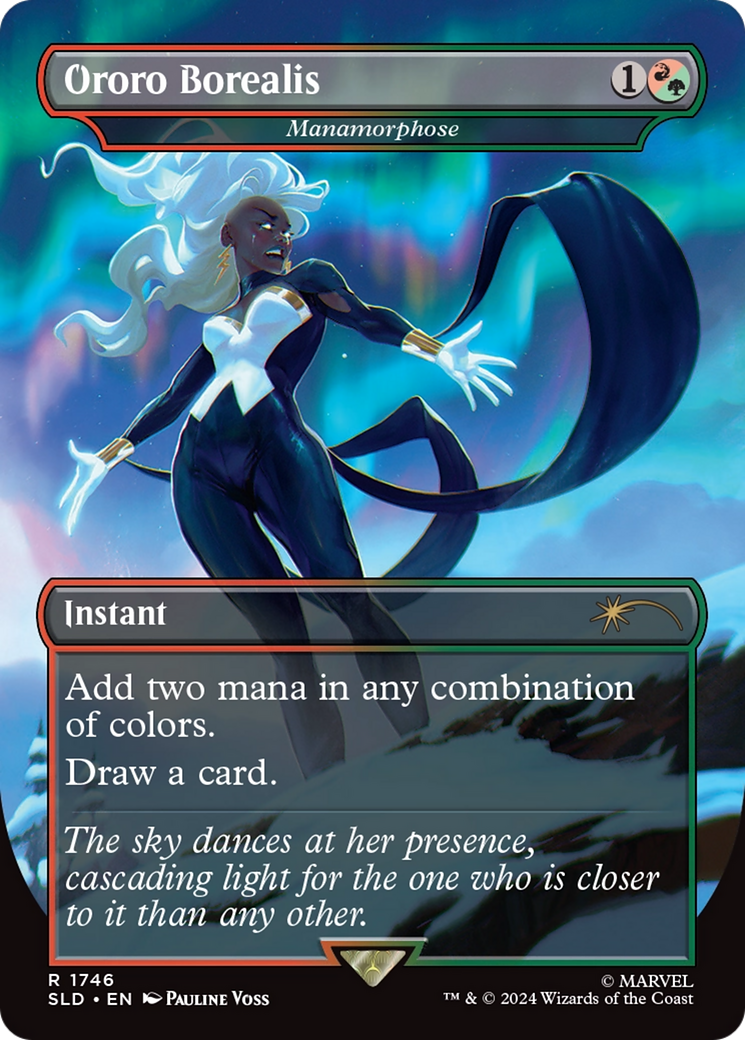 Ororo Borealis - Manamorphose (Rainbow Foil) (SLD-1746) - Secret Lair Drop Foil - Premium MTG Single from Wizards of the Coast - Just $4.33! Shop now at Game Crave Tournament Store