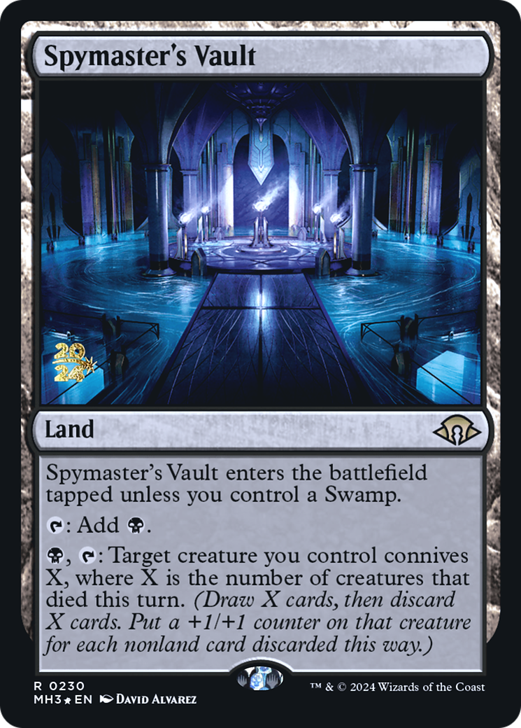 Spymaster's Vault (PMH3-230S) - Modern Horizons 3 Promos Foil - Premium MTG Single from Wizards of the Coast - Just $1.55! Shop now at Game Crave Tournament Store
