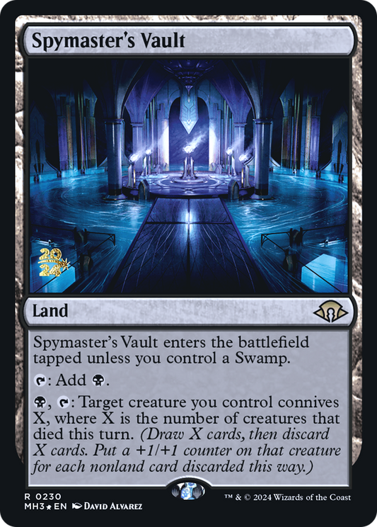 Spymaster's Vault (PMH3-230S) - Modern Horizons 3 Promos Foil - Premium MTG Single from Wizards of the Coast - Just $1.55! Shop now at Game Crave Tournament Store