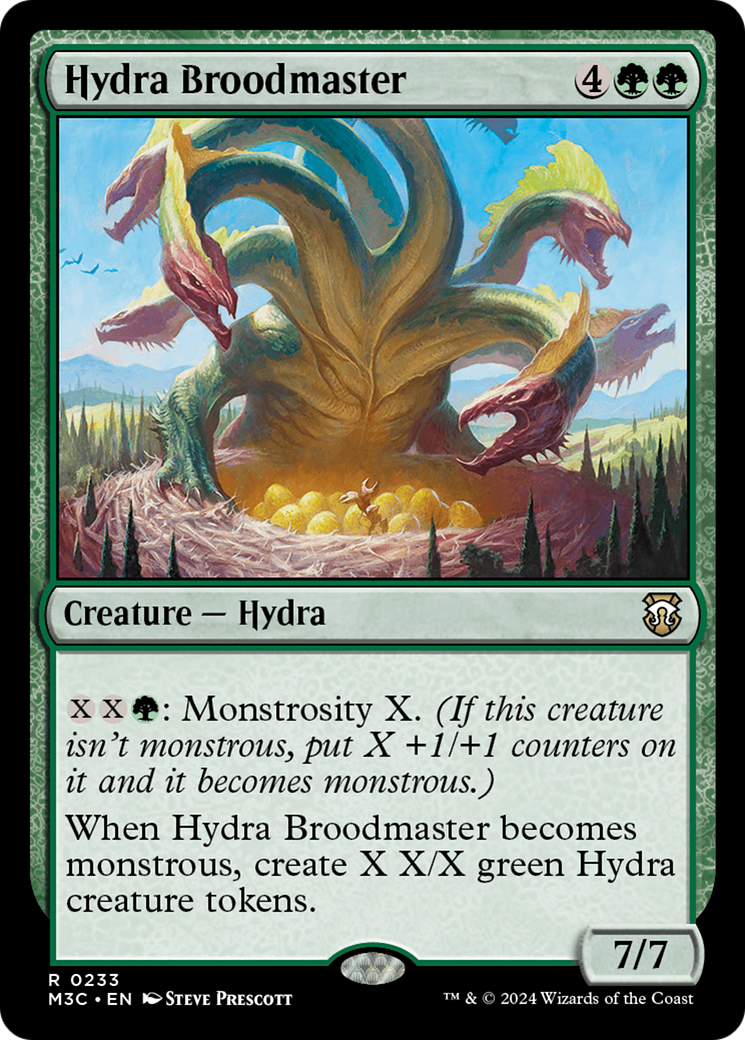 Hydra Broodmaster (M3C-233) - Modern Horizons 3 Commander - Premium MTG Single from Wizards of the Coast - Just $0.26! Shop now at Game Crave Tournament Store