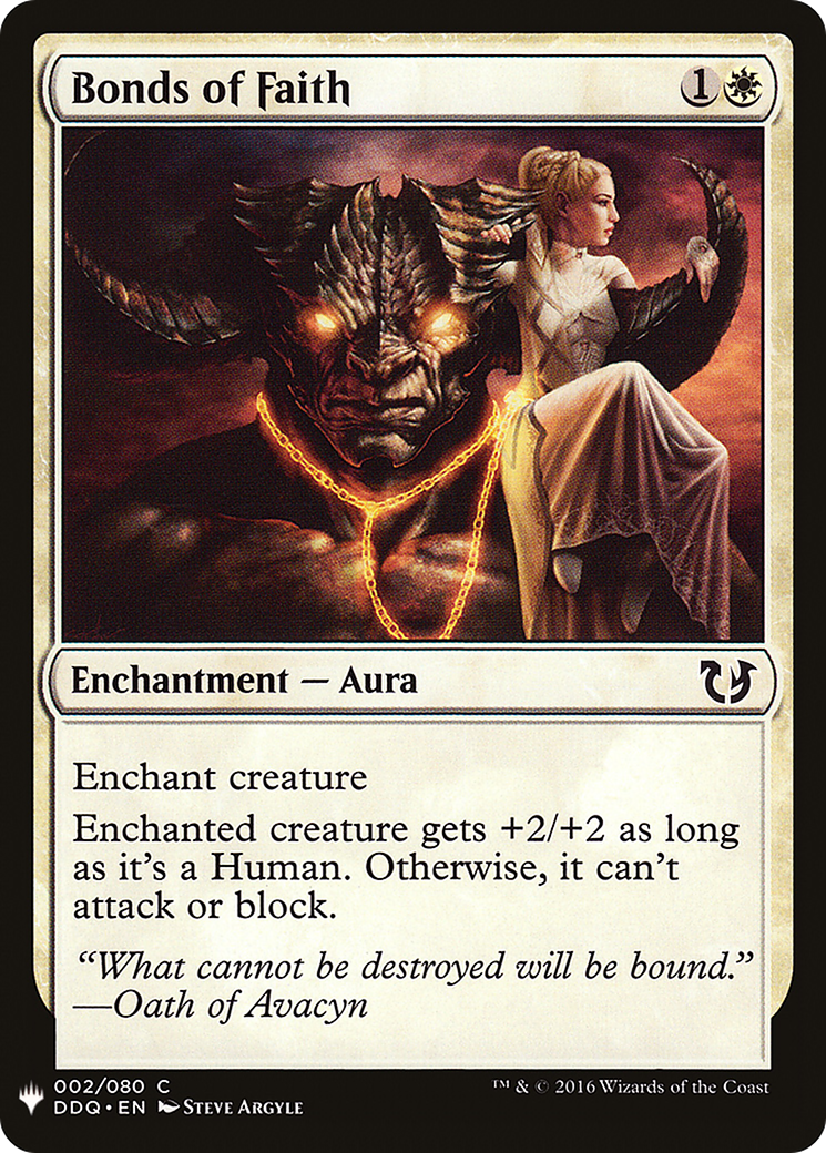 Bonds of Faith (MB1-039) - Mystery Booster