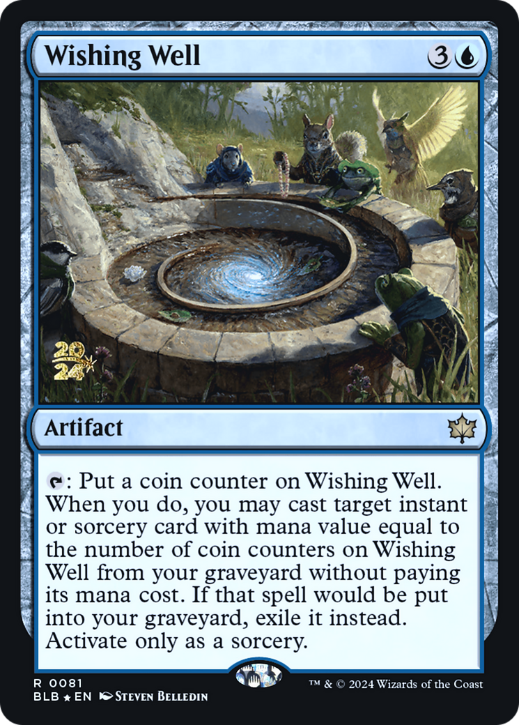 Wishing Well (PBLB-81S) - Bloomburrow Promos Foil - Premium MTG Single from Wizards of the Coast - Just $0.45! Shop now at Game Crave Tournament Store